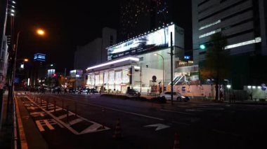 Shinagawa, Japonya Tokyo Gece Manzarası Nisan 2025