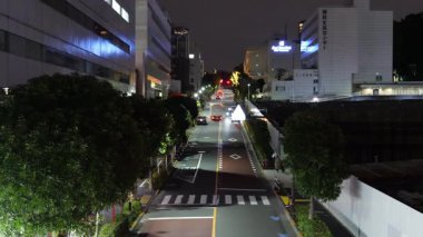 Shinagawa, Japonya Tokyo Gece Manzarası Nisan 2025