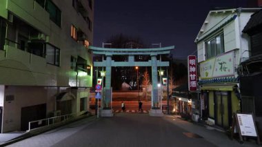 Kanda Myojin, Japonya Tokyo Gece Manzarası 2025