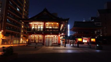 Kanda Myojin, Japonya Tokyo Gece Manzarası 2025