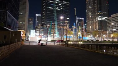 Wadakura Çeşme Parkı, Tokyo Japon Gece Manzarası 2025