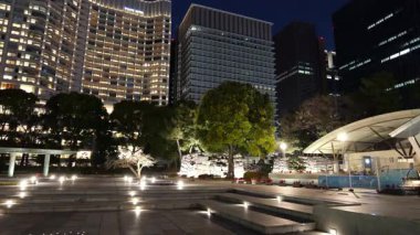 Wadakura Çeşme Parkı, Tokyo Japon Gece Manzarası 2025