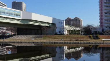 Eski Nakagawa Riverbed, Japonya Ocak 2025