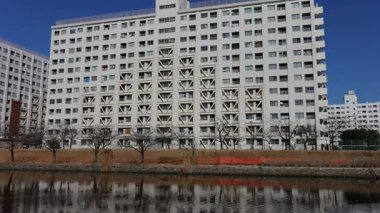 Eski Nakagawa Riverbed, Japonya Ocak 2025