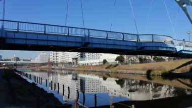 Eski Nakagawa Riverbed, Japonya Ocak 2025