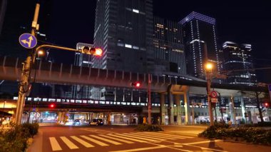 Tokyo Otemachi Gece Manzarası Ocak 2025
