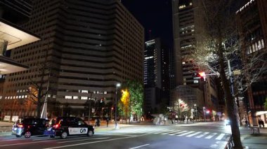 Tokyo Otemachi Gece Manzarası Ocak 2025