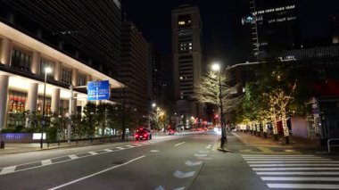 Tokyo Otemachi Gece Manzarası Ocak 2025
