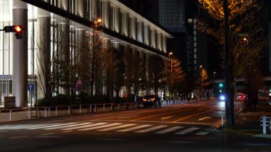 Tokyo Otemachi Gece Manzarası Ocak 2025