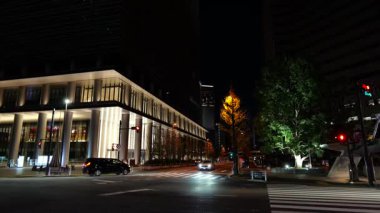 Tokyo Otemachi Gece Manzarası Ocak 2025