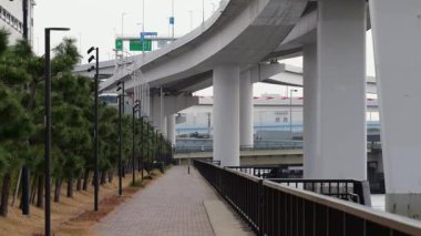 Ariake Kita Ryokudo Parkı, Tokyo Japonya Ocak 2025