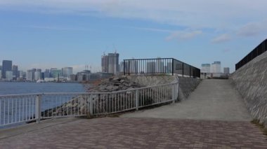 Ariake Kita Ryokudo Parkı, Tokyo Japonya Ocak 2025