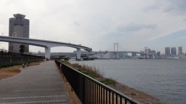 Ariake Kita Ryokudo Parkı, Tokyo Japonya Ocak 2025