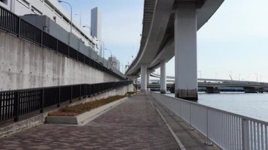 Ariake Kita Ryokudo Parkı, Tokyo Japonya Ocak 2025