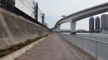 Ariake Kita Ryokudo Parkı, Tokyo Japonya Ocak 2025