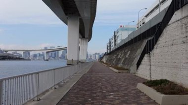 Ariake Kita Ryokudo Parkı, Tokyo Japonya Ocak 2025