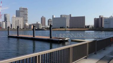 Ariake Shinsui Sahil Parkı, Tokyo Japonya Ocak 2025