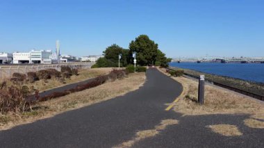 Shinkiba Ryokudou Parkı, Japonya Tokyo Ocak 2025