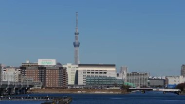 Shinkiba Japonya 'da, Tokyo Peyzaj Ocak 2025