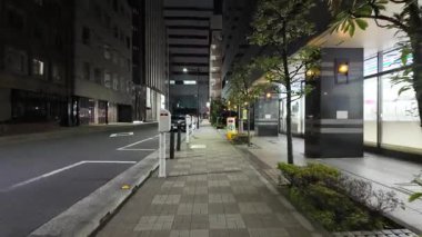 Kyobashi, Japonya Tokyo Gece Manzarası Temmuz 2024