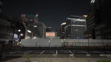 Kyobashi, Japonya Tokyo Gece Manzarası Temmuz 2024