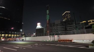 Yaesu Planlanmış Yeniden Geliştirme Alanı Gece Manzarası, Japonya Temmuz 2024