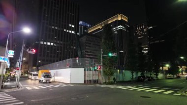 Yaesu Planlanmış Yeniden Geliştirme Alanı Gece Manzarası, Japonya Temmuz 2024