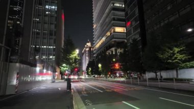 Yaesu Planlanmış Yeniden Geliştirme Alanı Gece Manzarası, Japonya Temmuz 2024