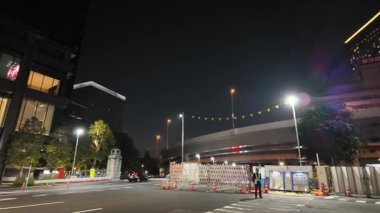 Yaesu Planlanmış Yeniden Geliştirme Alanı Gece Manzarası, Japonya Temmuz 2024