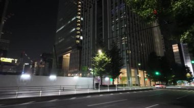 Yaesu Planlanmış Yeniden Geliştirme Alanı Gece Manzarası, Japonya Temmuz 2024