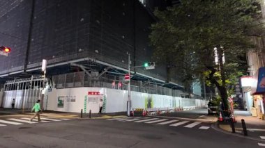 Yaesu Planlanmış Yeniden Geliştirme Alanı Gece Manzarası, Japonya Temmuz 2024