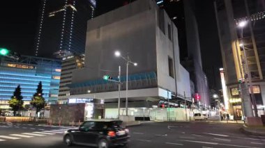 Yaesu Planlanmış Yeniden Geliştirme Alanı Gece Manzarası, Japonya Temmuz 2024