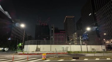 Yaesu Planlanmış Yeniden Geliştirme Alanı Gece Manzarası, Japonya Temmuz 2024