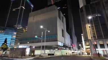 Yaesu Planlanmış Yeniden Geliştirme Alanı Gece Manzarası, Japonya Temmuz 2024