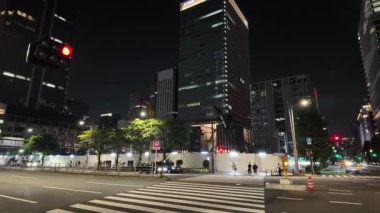 Yaesu Planlanmış Yeniden Geliştirme Alanı Gece Manzarası, Japonya Temmuz 2024