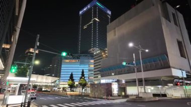 Yaesu Planlanmış Yeniden Geliştirme Alanı Gece Manzarası, Japonya Temmuz 2024