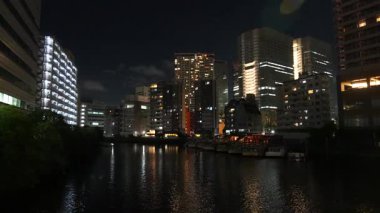 Tokyo Kita Shinagawa Yeniden Geliştirme Alanı Gece Görüşü