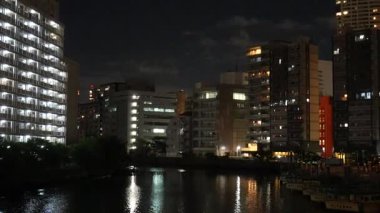 Tokyo Kita Shinagawa Yeniden Geliştirme Alanı Gece Görüşü