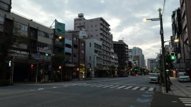 Monzennakacho, Japonya Tokyo Sabah erken saatlerde Ekim 2025