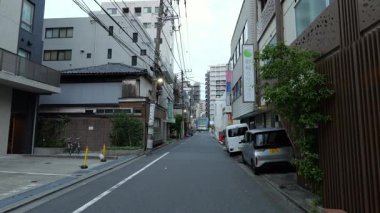 Monzennakacho, Japonya Tokyo Sabah erken saatlerde Ekim 2025