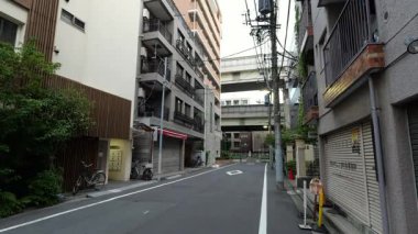 Monzennakacho, Japonya Tokyo Sabah erken saatlerde Ekim 2025