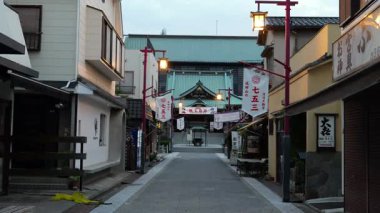 Monzennakacho, Japonya Tokyo Sabah erken saatlerde Ekim 2025