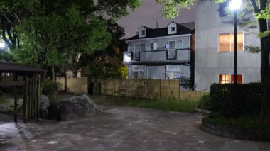 Sarue Onshi Park Gece Manzarası, Japonya Tokyo 2025