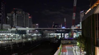 Takanawa Kapısı Şehri, Japonya Tokyo Gece Manzarası 2025