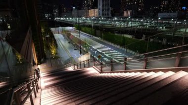 Takanawa Kapısı Şehri, Japonya Tokyo Gece Manzarası 2025