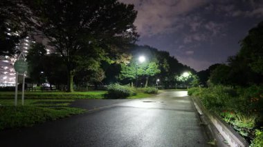 Higashi Shirahige Parkı, Japonya Tokyo Gece Manzarası 2025