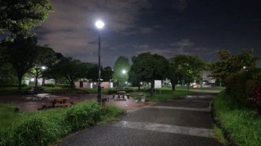 Shioiri Parkı, Japonya Tokyo Gece Manzarası 2025