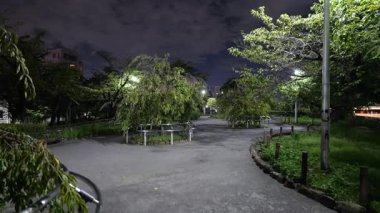 Sumida Parkı, Japonya Tokyo Gece Manzarası Ekim 2025