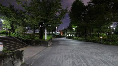 Sumida Parkı, Japonya Tokyo Gece Manzarası Ekim 2025