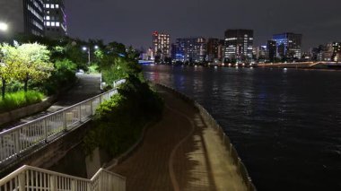 Shinkawa Parkı, Japonya Tokyo Gece Manzarası 2025